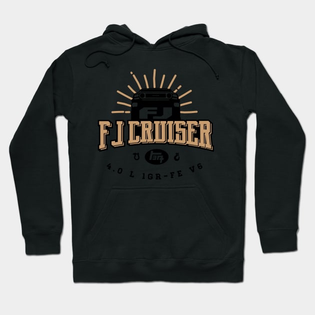 Fj Cruiser Shirt Hoodie by bohemiangoods